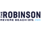 The Robinson Revere Beach logo with a dark background.