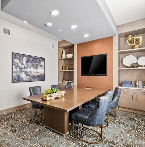 Northside at the Woodlands Entry and Kitchen with Island