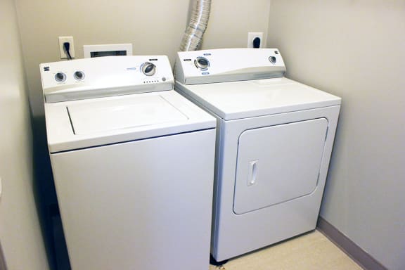 In unit washer and dryer at High Point on Columbus Commons