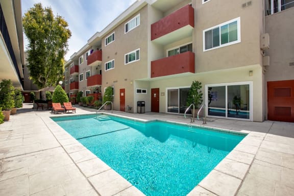 Second Pool at Lombardi Apartments, California, 91367