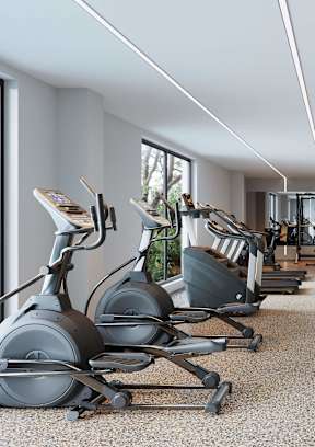 Fitness Center at The Franklin at Tenafly Apartments, New Jersey
