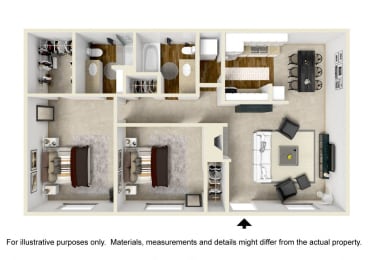  Floor Plan 2B