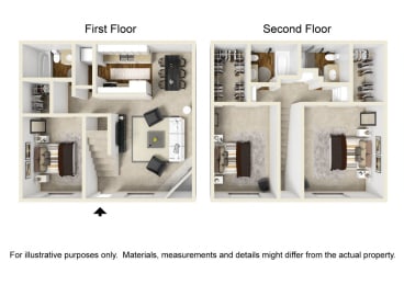  Floor Plan 3B - TOWNHOME