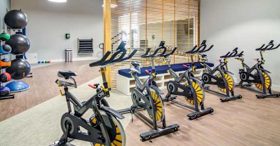 Exercise Bikes at MonteVista Apartments, Oregon 97007