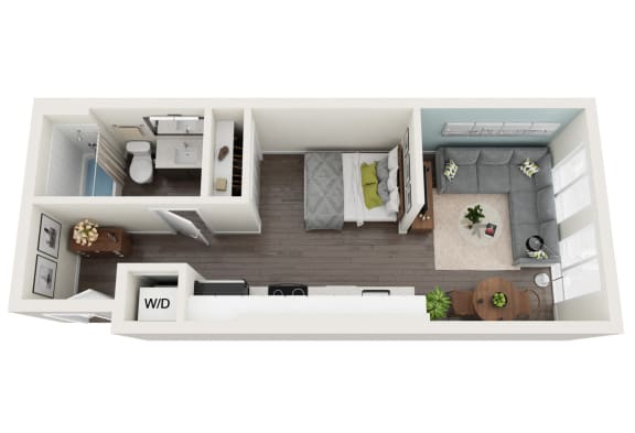Floor Plan  C08 Floor Plan at The Loop at Green Lake, Seattle, 98115