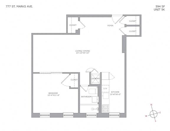 Floor Plan  2 bedrooms