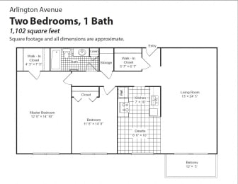 Arlington Place floorplan, St. Paul, Minnesota