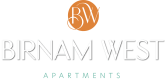 Birnam West white logo