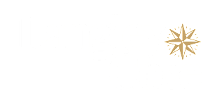 A black and white image of the text "Langley Cove" with a snowflake graphic.