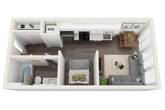 Floor Plan  C03 Floor Plan at The Loop at Green Lake, Seattle, WA