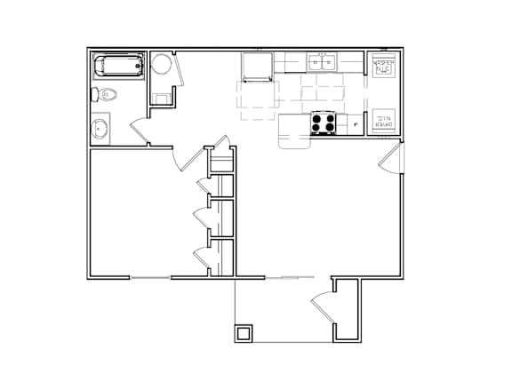Floor Plan  1Bedroom