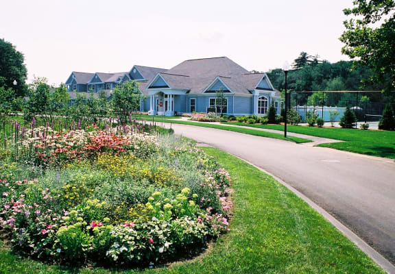 Beautiful Landscaped Leasing Building Of Woodlands At Abington Station, Abington MA.