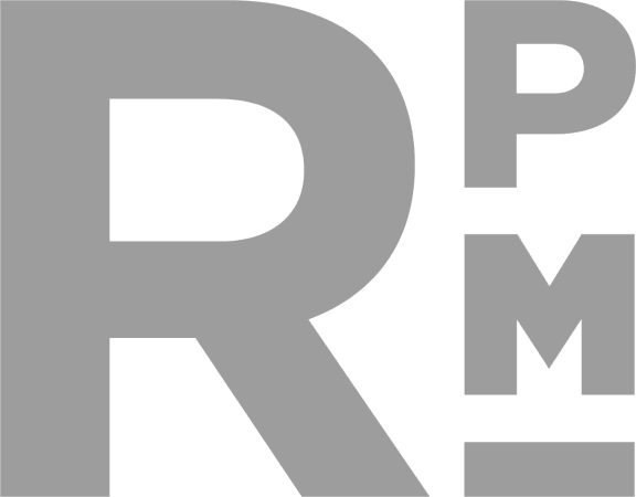 an image of the pmlm logo on a gray background