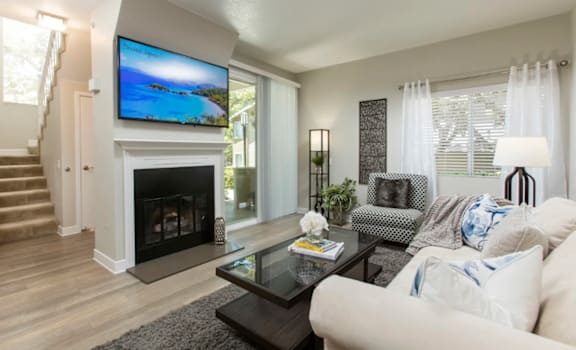 Fireplace Living at Harbor Pointe, Dana Point, CA, 92629