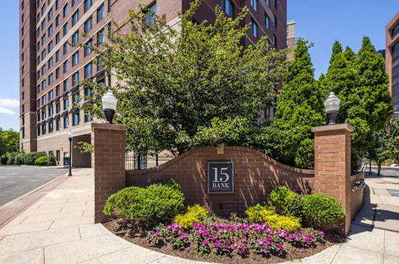 Property Entrance at 15 Bank Apartments, NY, 10606