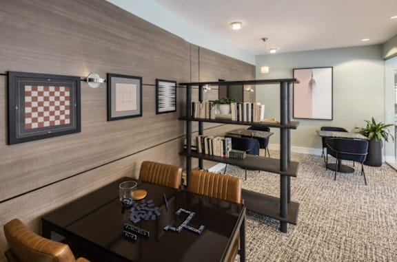Living Room at 15 Bank Apartments, White Plains, NY