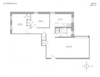 Floor Plan 2 Bedrooms