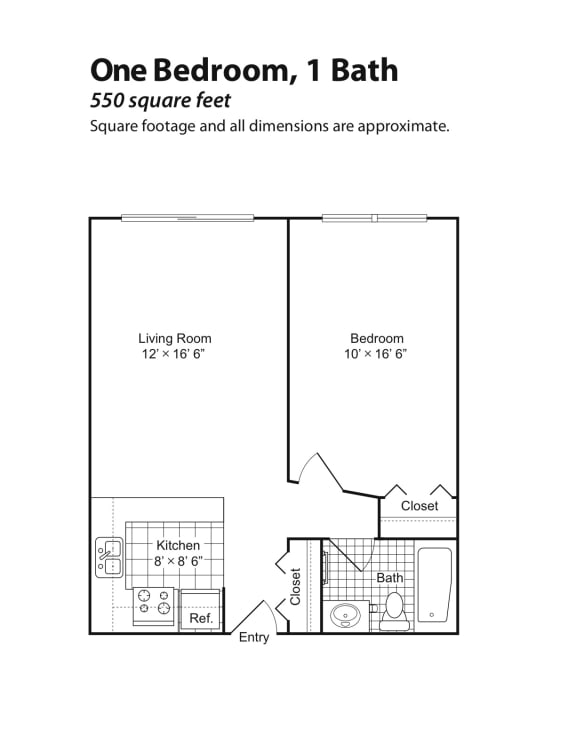 Brewster Place floorplan, St. Paul, Minnesota