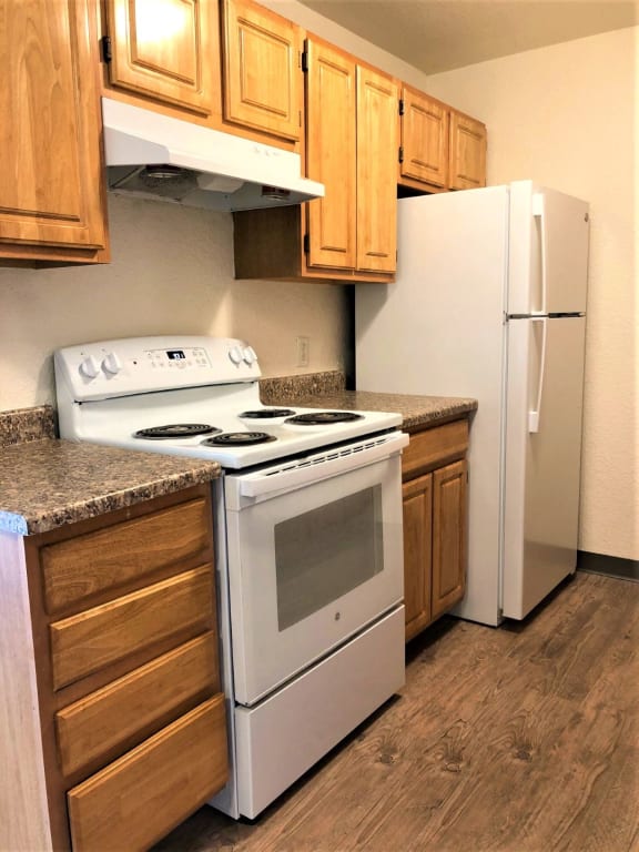 Fully Equipped Kitchen at Grand Manor, Grand Junction, CO