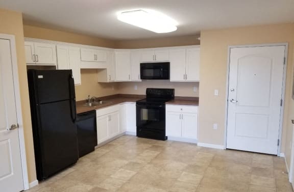 Kitchen at Stetson Village Apartments, Minnesota, 56537