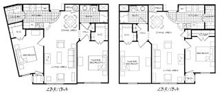 Floor Plan 2 Bedroom | 1 Bath
