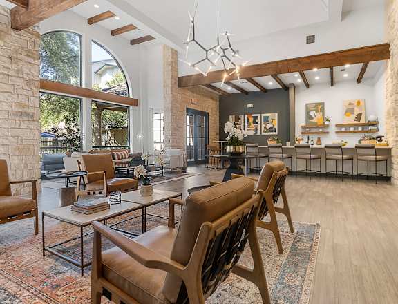 Community Clubroom at Villas at Rogers Ranch, San Antonio