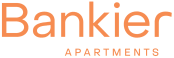 a logo for baking apartments with the words baking apartments on a black background