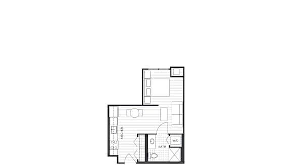 S4 Floorplan at Velaris Living Apartments, Denver, CO