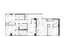 D1 Floorplan at Velaris Living Apartments, Denver, 80205