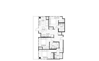 C4 Floorplan at Velaris Living Apartments, Denver, Colorado