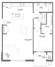 Floor Plan  The-Flats-at-Shadow-Creek-Lincoln-NE-One-Bedroom-Apartment-Prairie-B5-55