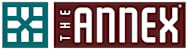 A logo with a grid pattern on the left and a red background with white text on the right that reads "the ANNEX".