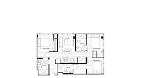 C2 Floorplan at Velaris Living Apartments, Colorado
