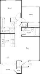 Floor Plan B3 60%