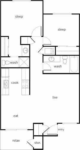 Floor Plan  B3 50%