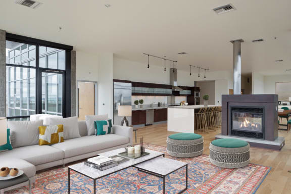 Large Living Room at The Wyatt, Oregon