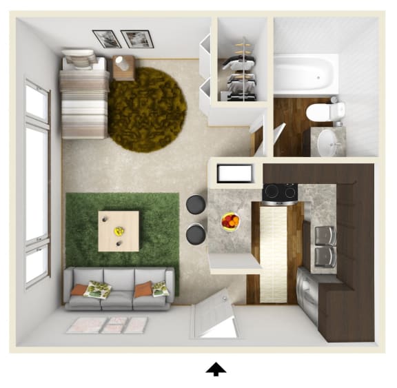 Capris Falls floor plan at The Falls, Raleigh, 27612