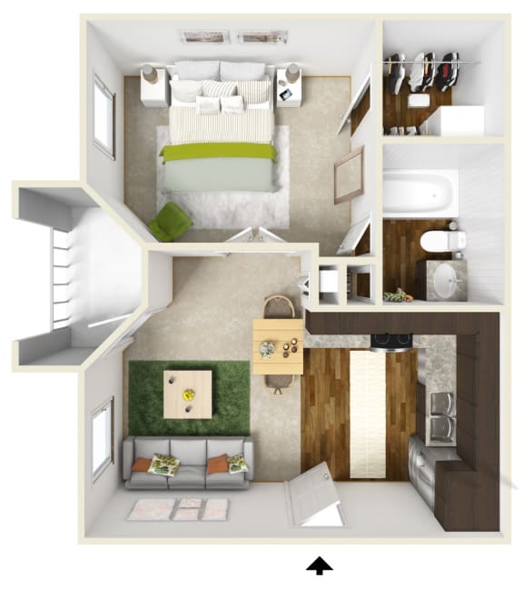 Emerald Falls floor plan  at The Falls, Raleigh, 27612