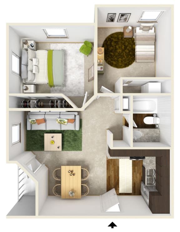 Sierra Falls Floor Plan at The Falls, Raleigh, 27612