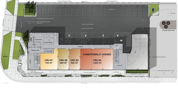 a site plan of the ground floor of a stadium