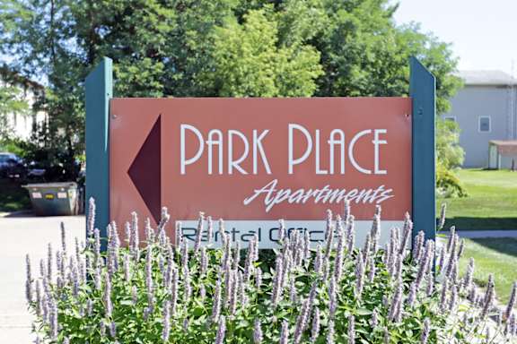 PP small sign at Park Place, Coralville, IA, 52241