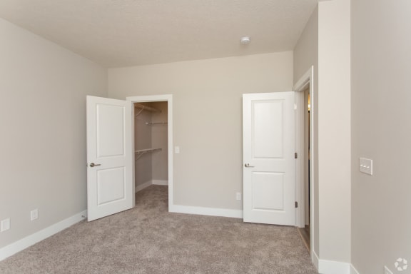 The Drake Bedroom with Spacious Closet  at The Flats on Houk, Delaware, Ohio