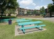 Thumbnail 11 of 11 - Woodland North Apartments picnic tables