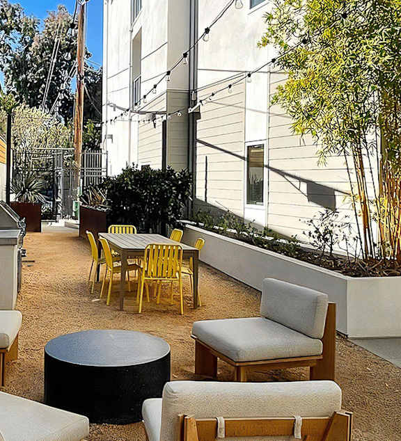 Venice on Rose Community Outdoors Outdoor Entertainment Area with Grill