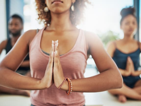 Fitness Center With Yoga/Stretch Area at Century Millenia, Florida, 32839