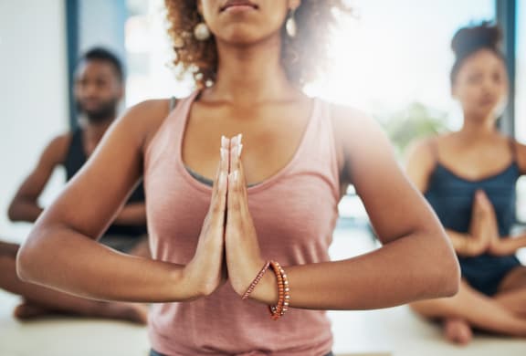 Fitness Center With Yoga/Stretch Area at Century Millenia, Florida, 32839