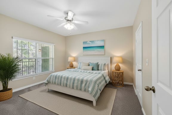 Spacious Bedroom at Villas at Bon Secour Apartments, Gulf Shores, AL 36542