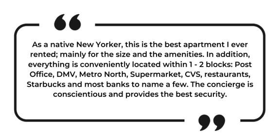 A black and white image with quotation marks at the top and bottom.