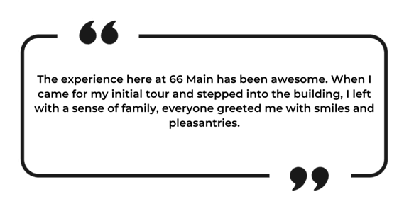 A black and white image with quotation marks at the top and bottom.
