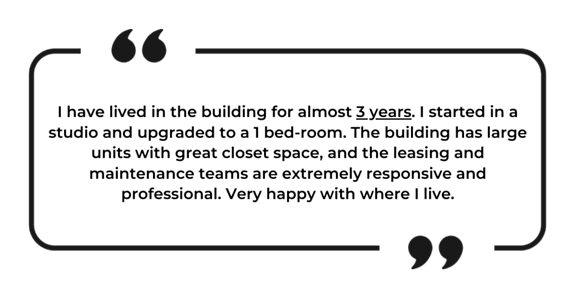 A black and white image with quotation marks at the top and bottom.